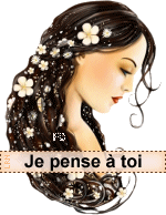 Gif animé je pense à toi femme